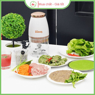 Máy xay thịt, xay sinh tố, xay hoa quả đa năng 2 lưỡi kép mẫu mới ( màu Nâu )