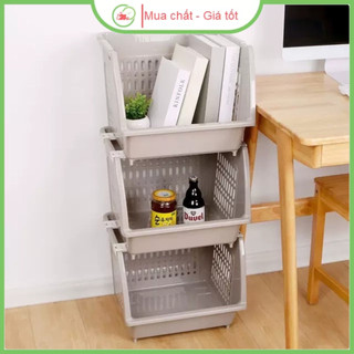 (1 CÁI) Kệ đựng đồ xếp tầng đa năng Hokori Việt Nhật