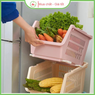 (1 CÁI) Kệ đựng đồ xếp tầng đa năng Hokori Việt Nhật