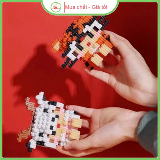 Mô hình lắp ráp 12 con giáp lắp ráp mini 12 con giáp - mô hình hoạt hình vui nhộn