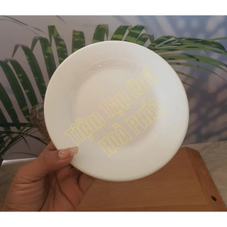 -Combo 5, combo 10 - Dĩa Trắng Sứ Cạn Các Size 6",7",8",9",10",12