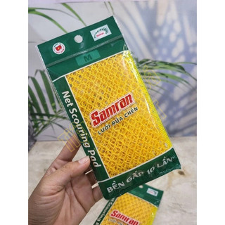 10 Cái Giẻ Lưới Rửa Chén Bát Cao Cấp Samran Vàng
