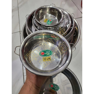 Bơ inox , Khay tròn inox Đa Kích Thướt DH