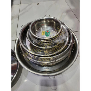Bơ inox , Khay tròn inox Đa Kích Thướt DH