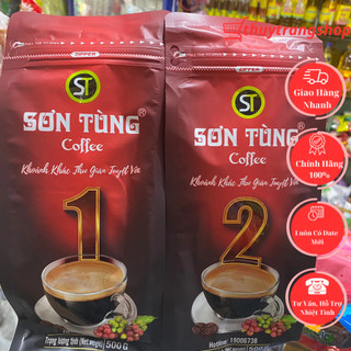  Cà Phê Sơn Tùng Số 1 Số 2 Bao Bì Mới Túi 500g 