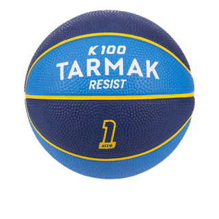 Quả bóng rổ trẻ em cao su cỡ 1 k100 xanh dương Decathlon TARMAK mã 8616154