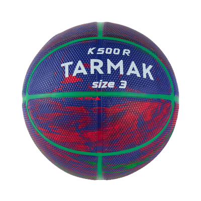 Quả bóng rổ cao su k500 cỡ 3 cho trẻ em xanh dương/đỏ DECATHLON TARMAK mã 8734249