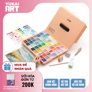   Hỏa tốc HCM  Bộ Màu Gouache Himi Sinh Đôi Twin Split Cup - Phiên Bản 112 Màu x 12ml 