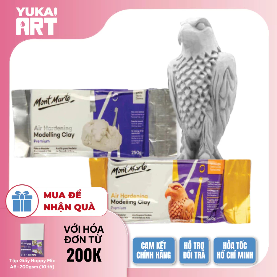   HỎA TỐC HCM  Đất sét tạo hình tự khô Mont Marte 