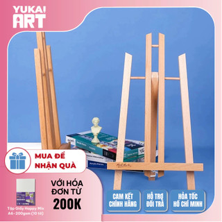 [Hỏa tốc HCM] Giá Vẽ Trưng Bày Để Bàn Mont Marte - Mini Display Easel Beech - Small/Medium