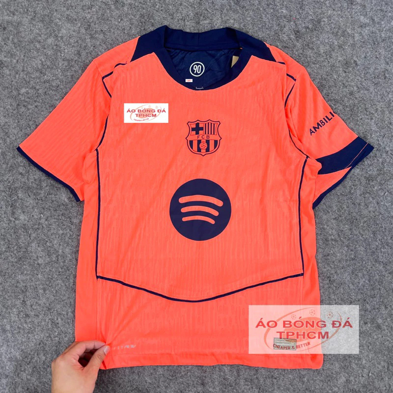 BARCA.mùa25/26 - Áo Bóng Đá bản PLAYER hàng Thái cao cấp -BARCA CamNeon