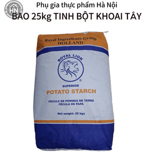  BAO 25kg _ Tinh bột khoai tây nguyên chất_ siêu rẻ chất độn thực phẩm tăng độ dai kết dính cho sản phẩm 