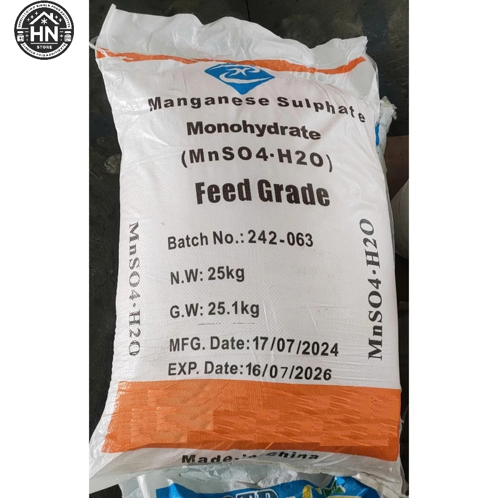 chiết lẻ 1kg Manganese Sulphate Monohydrate MNSO4.H2O thức ăn chăn nuôi bổ sung khoáng mangan cho vậ