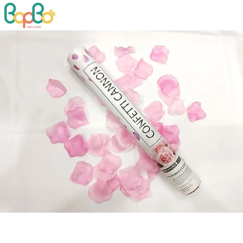 Pháo hoa hồng pháo giấy kim tuyến 80cm pháo lông vũ pháo sao - ống phụt lễ hội