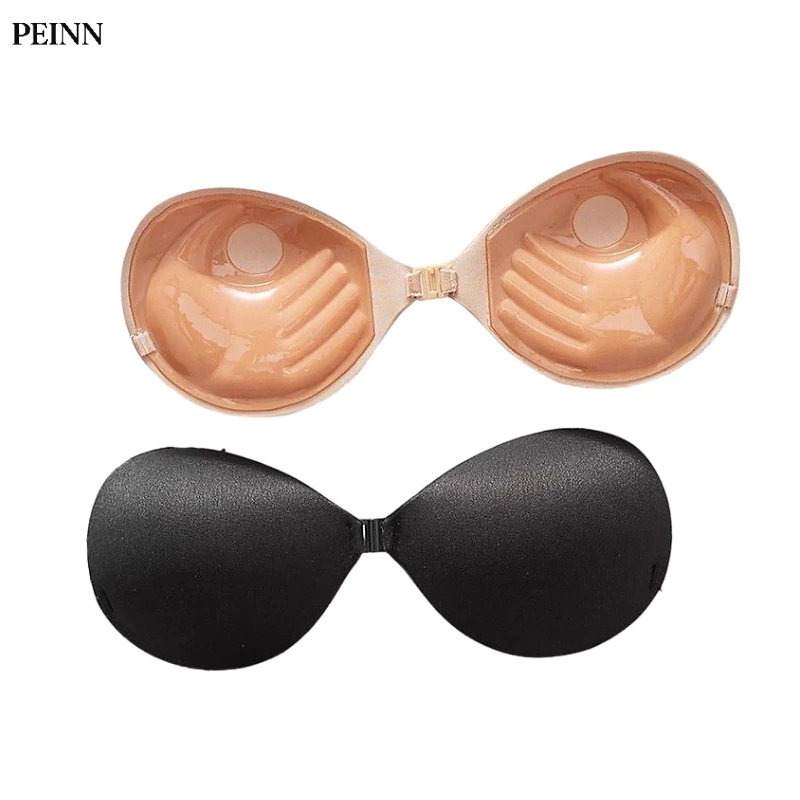 Áo bra pks01 dán nâng ngực silicon cài trước không gọng hình bàn tay p29