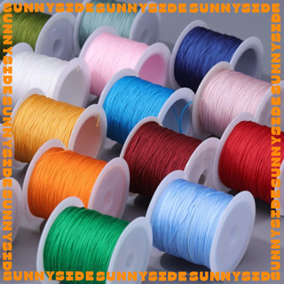   0.4mm Dây Dù Dây Cotton Không Co Giãn Đan Vòng Tay Dây Ngọc 71 Đan Vòng Làm Handmade Trang Sức Thắt Vòng Cuộn 35m 