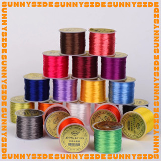   THUN TEM VÀNG  01 Cuộn Dây Cước Thun Lụa Chỉ Tơ Tem Vàng Cõ Giãn Cao Cấp Bền Chắc Xỏ Vòng Tay Phong Thủy DIY 