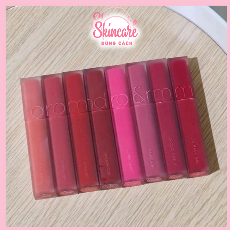 (Chính Hãng Romand) Son Blur Fudge Tint bùn mịn ROmand 5g đủ màu [BLur 1 - Blur 16]