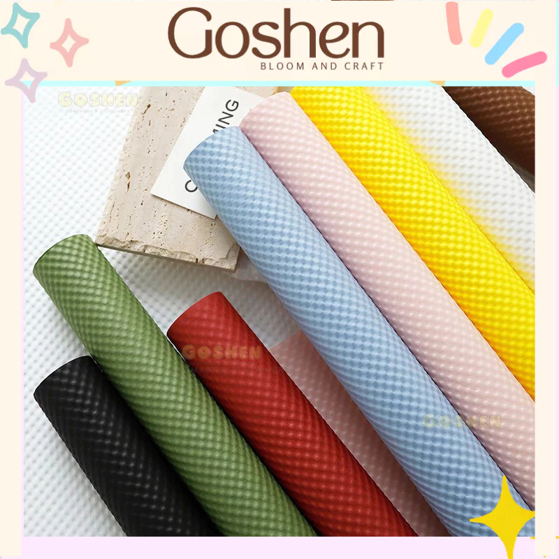 (60x60cm) Giấy Xốp Dập Nổi 3D Gói Hoa, Gói Quà