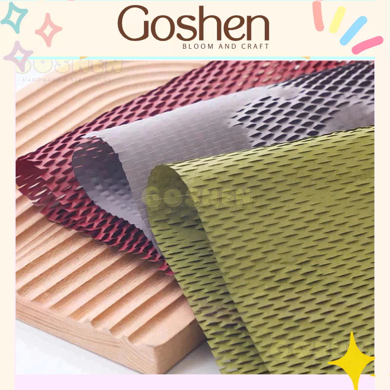 (Khổ 50cm) Cuộn Lưới Giấy Tổ Ong Gói Hoa, Gói Quà