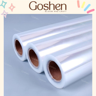   Ngang 60cm  Cuộn Giấy Bóng Kính Trong Gói Hoa Cắt Lẻ Dài Cỡ 2 Mét 