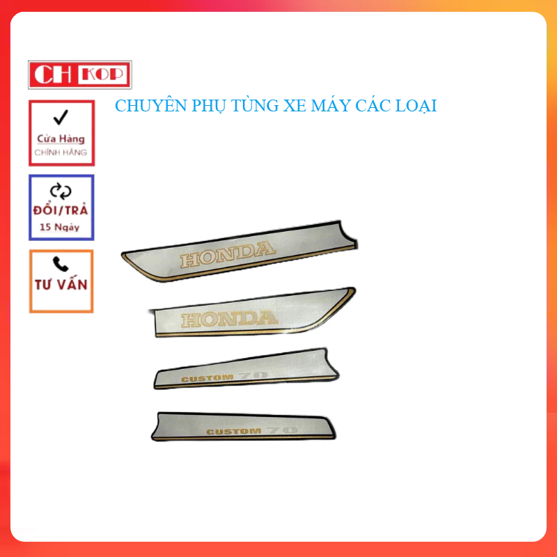 LOẠI TỐT-10 | Tem xe cup82 70, đời tem cốp chìm