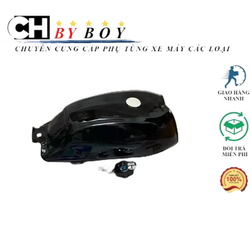 BB-10 | Bình xăng lớn win100 kèm tem win vắt xanh, nắp xăng, khoá bình xăng hàng cao cấp