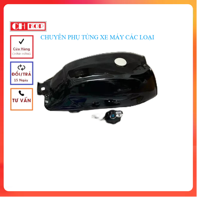 LOẠI ĐẸP -10 | Bình xăng lớn win100 kèm tem win vắt xanh, nắp xăng, khoá bình xăng hàng cao cấp