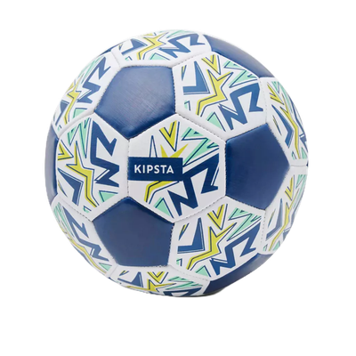 Quả bóng đá mini learning ball cỡ 1 trắng/xanh dương Decathlon KIPSTA mã 8753545