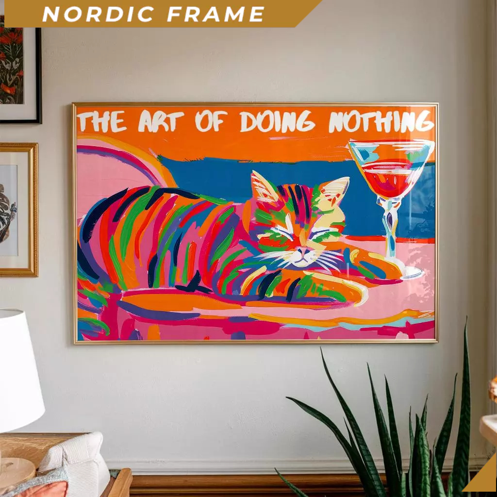 Tranh treo tường,Aesthetic Lounge Decor, Kitchen Wall Decor, Diningroom Decor, Maximalist Wall Art, 