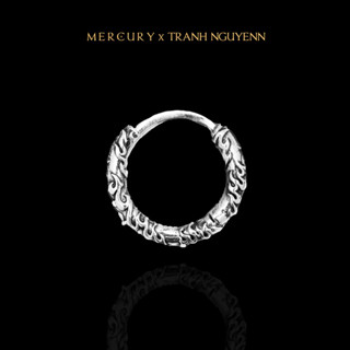 Khuyên tai Bạc 925 Mercury The Loop - Trang sức Bạc 925 cao cấp - Thiết kế độc quyền bởi Mercury