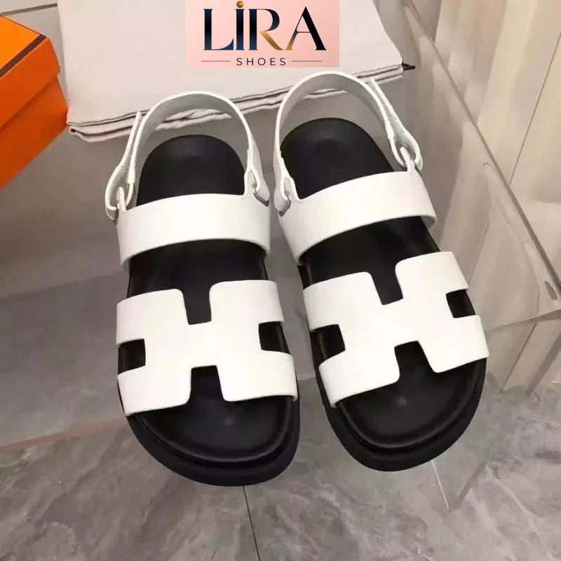  Dép sandal nữ chữ h Quai Hậu chất nhẹ siêu êm - lirashoes 