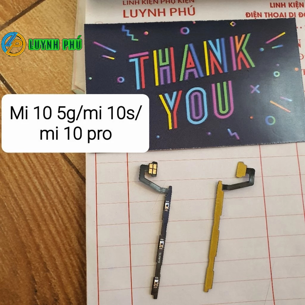 Dây cáp nguồn âm lượng mi 10 5g/mi 10s/mi 10 pro ảnh thật