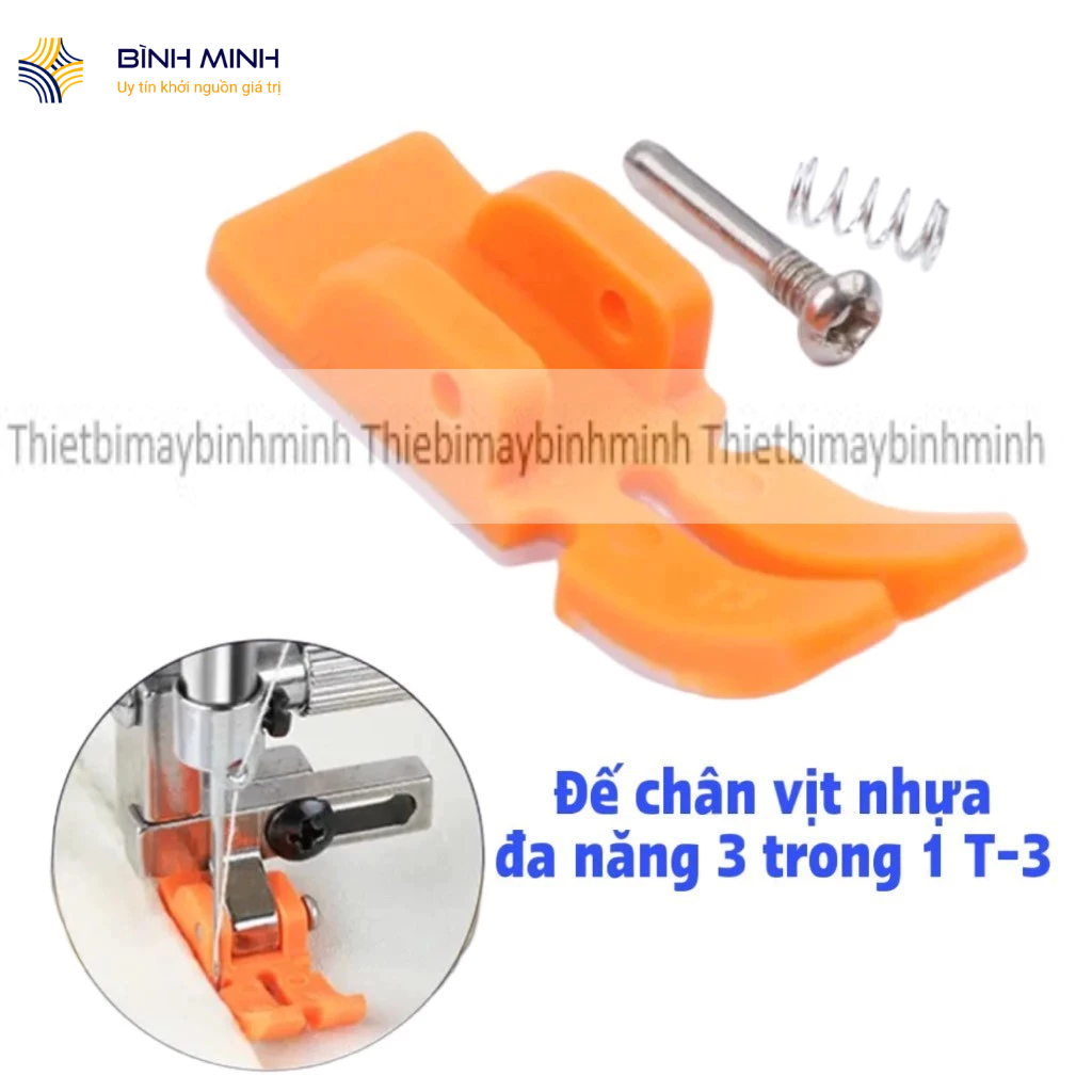 COMBO 10 CÁI ĐẾ CHÂN VỊT NHỰA ĐA NĂNG dùng cho máy may 1 kim công nghiệp