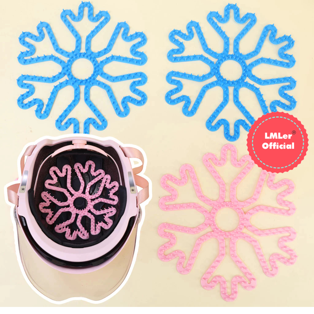 Miếng Lót mũ nón bảo hiểm Silicon Massage chống xẹp tóc, thông thoáng, chăm sóc bảo vệ da đầu P0710