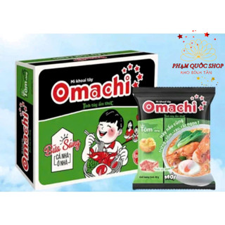  Thùng 30 gói mì khoai tây Omachi tôm lẫu tôm càng 80g 