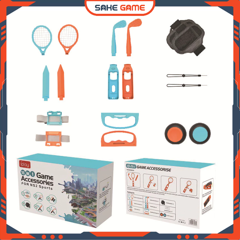 Bộ Phụ Kiện Nintendo Switch 2 2025 Sports 18 Trong 1 Bộ Phụ Kiện Switch 2 Sports 18 Trong 1 Sports S