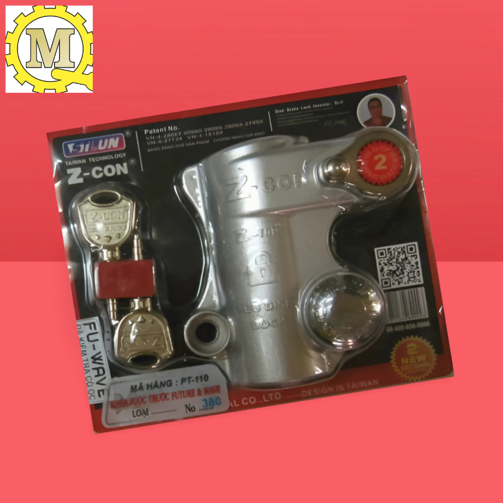 Khóa Xe Máy Chống Trộm NO6 Cao Cấp – An Toàn, Bền Bỉ, Dễ Sử Dụng