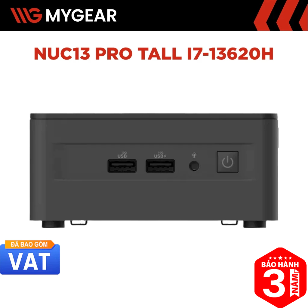 Mini PC ASUS NUC 13 Pro Tall Core i7-13620H DDR4 HDMI 2.1 Thunderbolt 4