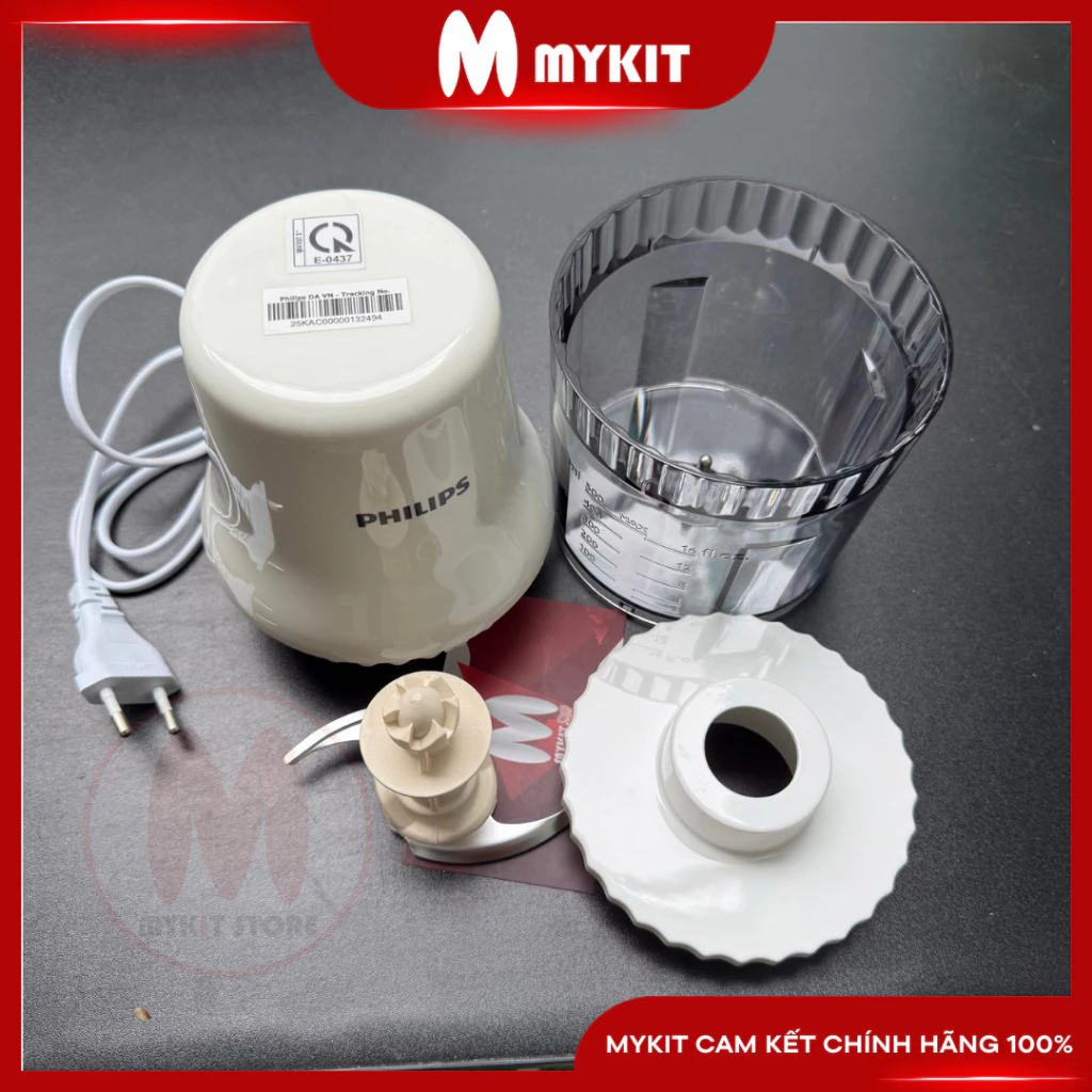Phụ kiện Máy xay thịt mini Philips HR1393 450W 0.5 lít chuẩn hãng