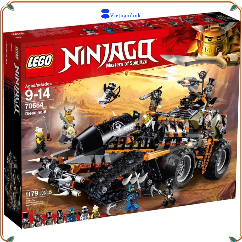 Giá thấp nhất trực tuyến LE GO 70654 Ninjago Dieselnaut  Hàng mới, chính hãng 100%