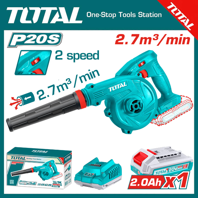 Máy thổi bụi dùng pin 20v Total TABLI20018