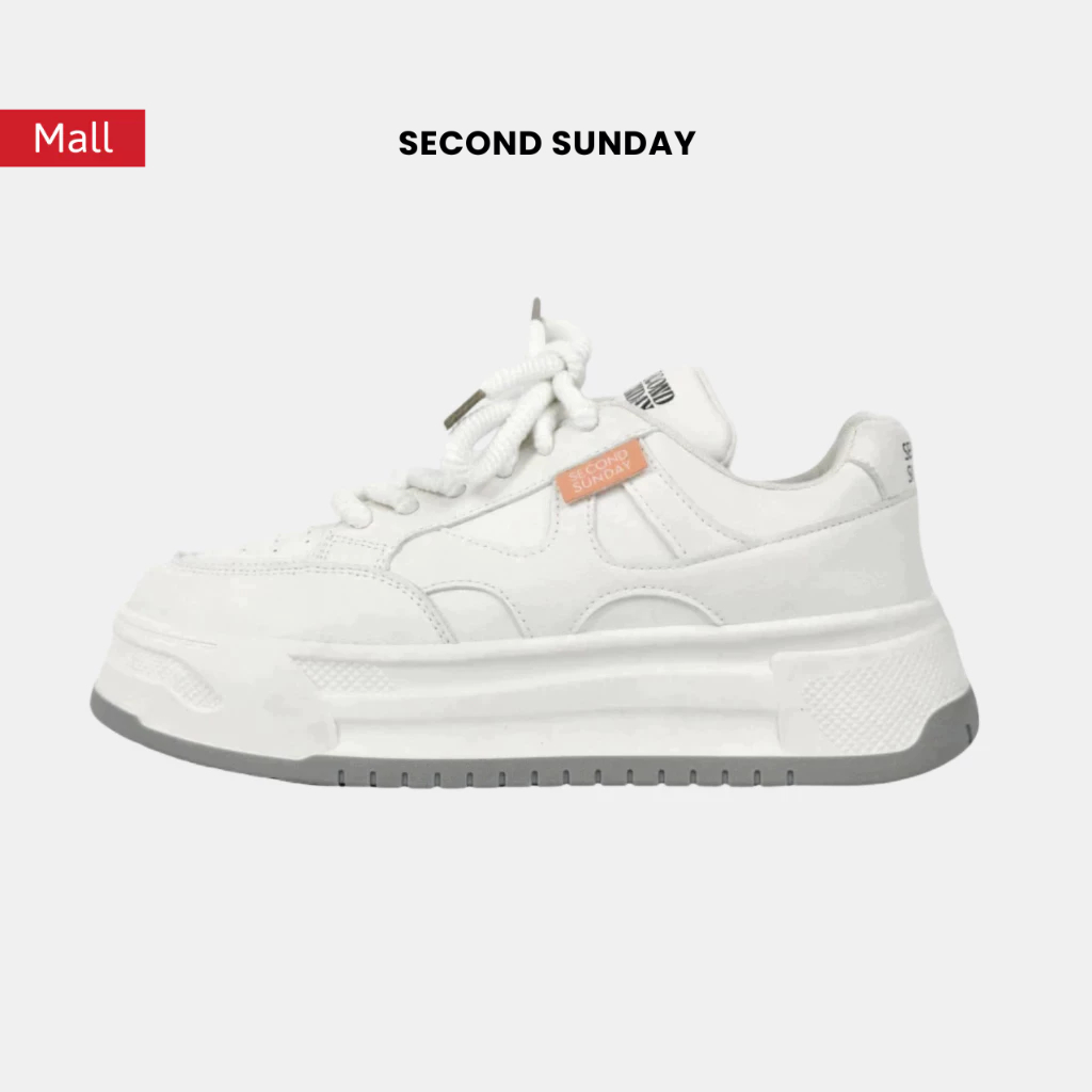 Giày Thể Thao Sneaker Nữ Second Sunday Essential 1.0 Đế Tăng Chiều Cao 4cm SK22