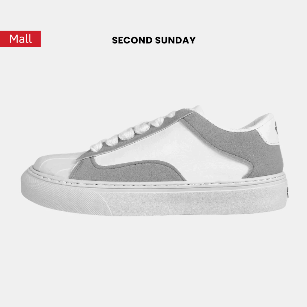 Giày Thể Thao Sneaker Nam Nữ Second Sunday GreyWave Đế Tăng Chiều Cao 4cm SK20