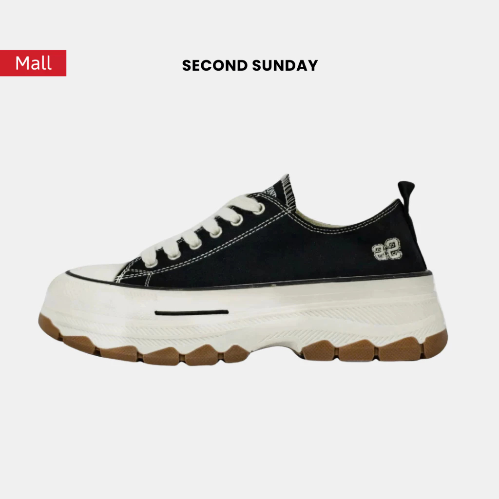 Giày Thể Thao Sneaker Nữ Second Sunday Chunky Low Đế Tăng Chiều Cao 4cm SK02