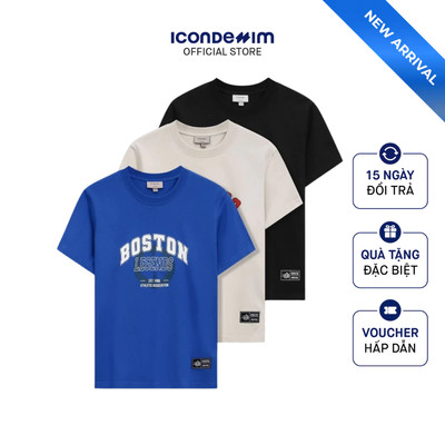 Áo Thun Nam ICONDENIM Cotton Iconic Form Regular ATID0664