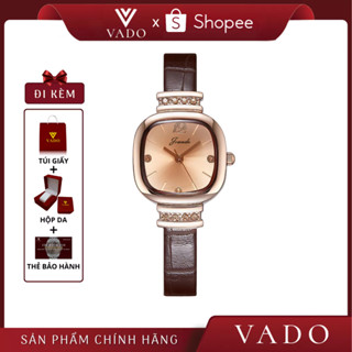 Đồng Hồ Nữ JRANDE Sang Chảnh Mặt Vuông, Dây Da Bền Đẹp, Sang Trọng, Hỗ Trợ Kháng Nước - DH7230