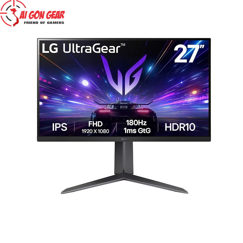 Màn Hình Gaming LG UltraGear 27GS65F-B (27 inch - IPS - FHD - 180Hz - 1ms)