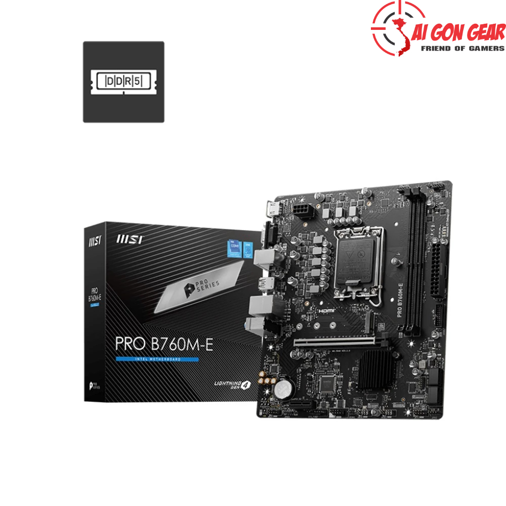 Mainboard MSI PRO B760M-E DDR5