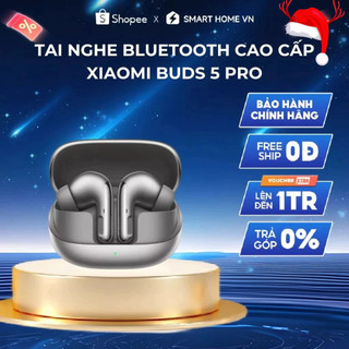 Tai Nghe Bluetooth Cao Cấp Xiaomi Buds 5 Pro | Khử Tiếng Ồn Chủ Động | Âm thanh Harman | Bảo Hành 12 Tháng